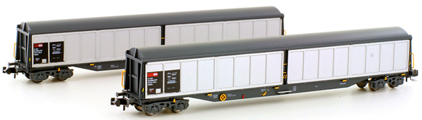 Kato HobbyTrain Lemke H23450 - 2pc Habils Freight Car Set